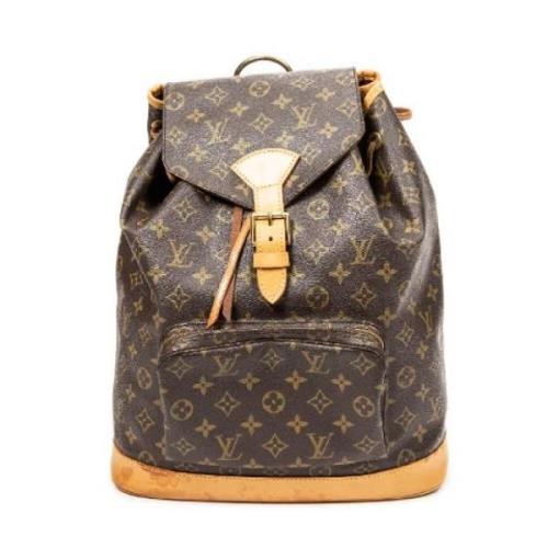 Louis Vuitton Vintage Pre-owned Canvas ryggsckar Brown, Dam