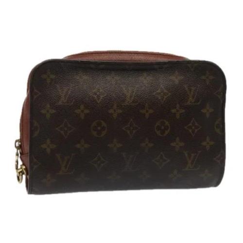 Louis Vuitton Vintage Pre-owned Canvas kuvertvskor Brown, Dam