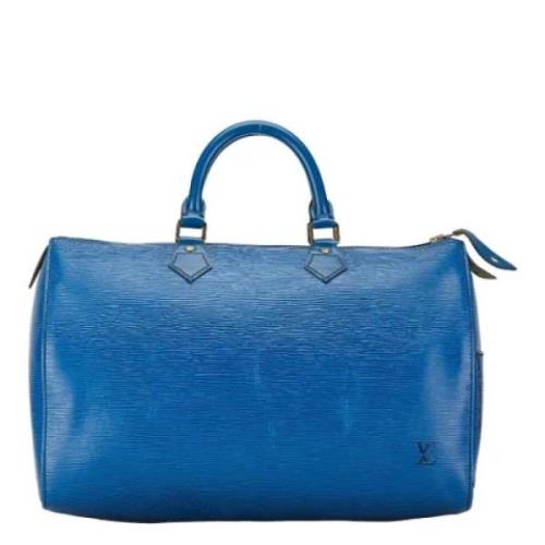 Louis Vuitton Vintage Pre-owned Laeder louis-vuitton-vskor Blue, Dam