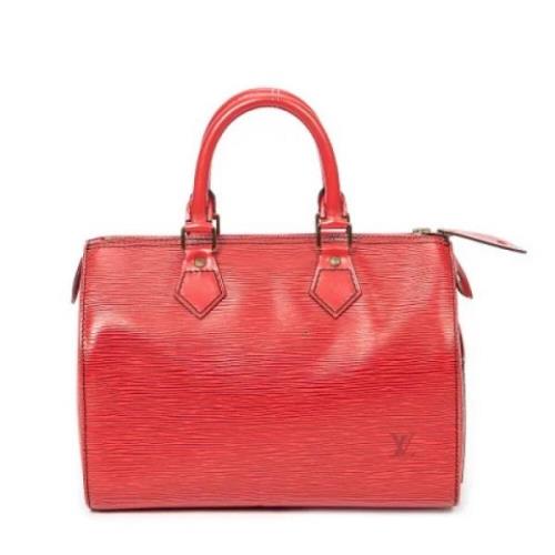 Louis Vuitton Vintage Pre-owned Laeder handvskor Red, Dam