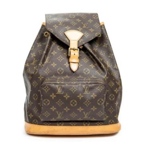 Louis Vuitton Vintage Pre-owned Canvas ryggsckar Brown, Dam