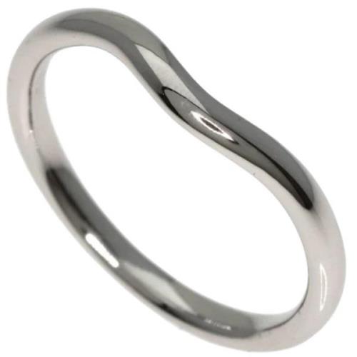 Tiffany & Co. Pre-owned Pre-owned Platina ringar Gray, Dam