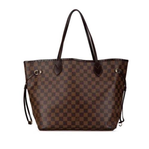 Louis Vuitton Vintage Pre-owned Canvas axelremsvskor Brown, Dam