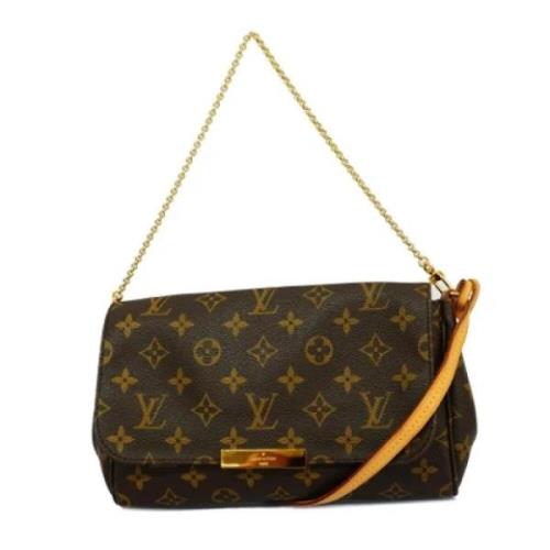 Louis Vuitton Vintage Pre-owned Tyg louis-vuitton-vskor Brown, Dam