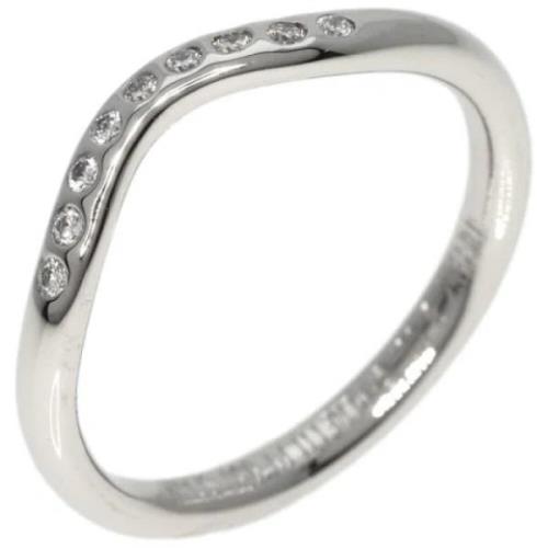 Tiffany & Co. Pre-owned Pre-owned Platina ringar Gray, Dam