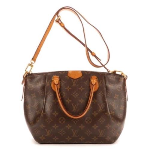 Louis Vuitton Vintage Pre-owned Canvas handvskor Brown, Dam