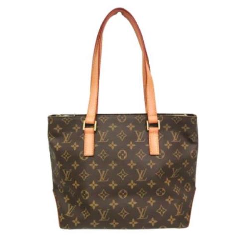 Louis Vuitton Vintage Pre-owned Tyg louis-vuitton-vskor Brown, Dam