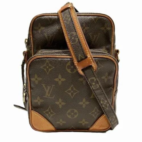 Louis Vuitton Vintage Pre-owned Tyg louis-vuitton-vskor Brown, Dam