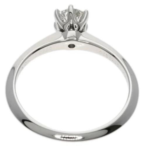 Tiffany & Co. Pre-owned Pre-owned Platina ringar Gray, Dam