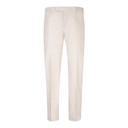 PT Torino Beige Straight Leg Byxor Beige, Herr