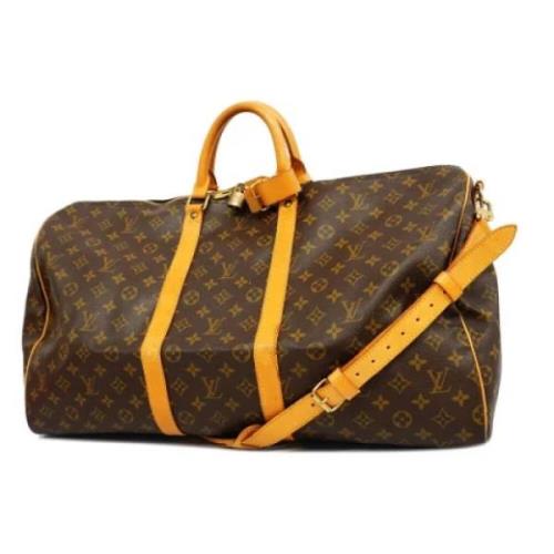 Louis Vuitton Vintage Pre-owned Tyg louis-vuitton-vskor Brown, Dam