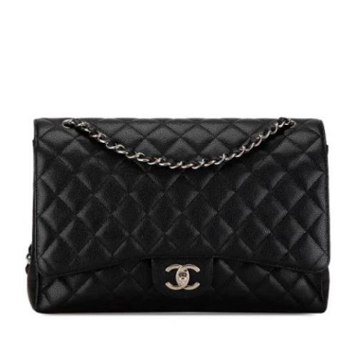 Chanel Vintage Pre-owned Laeder axelremsvskor Black, Dam