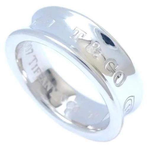 Tiffany & Co. Pre-owned Pre-owned Silver ringar Gray, Unisex