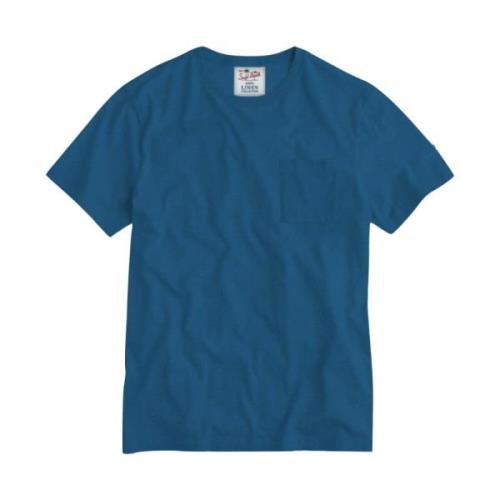 MC2 Saint Barth Herr Linne T-shirt Olika Färger Blue, Herr