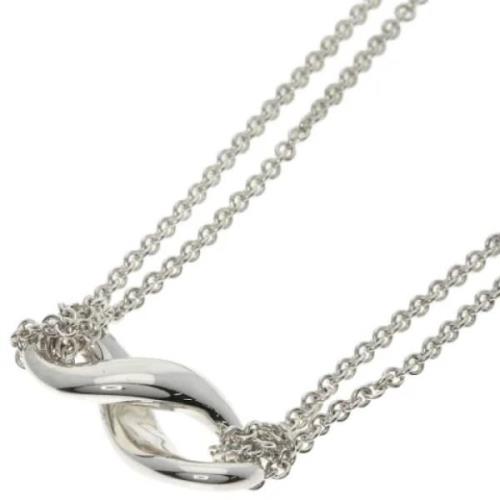 Tiffany & Co. Pre-owned Pre-owned Silver halsband Gray, Dam