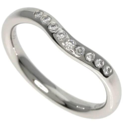 Tiffany & Co. Pre-owned Pre-owned Platina ringar Gray, Dam