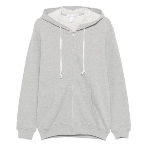 Comme des Garçons Slogan-Print Hoodie med fransk terry-foder Gray, Her...