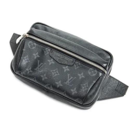 Louis Vuitton Vintage Pre-owned Canvas handvskor Black, Dam