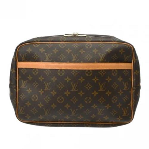 Louis Vuitton Vintage Pre-owned Tyg louis-vuitton-vskor Brown, Dam