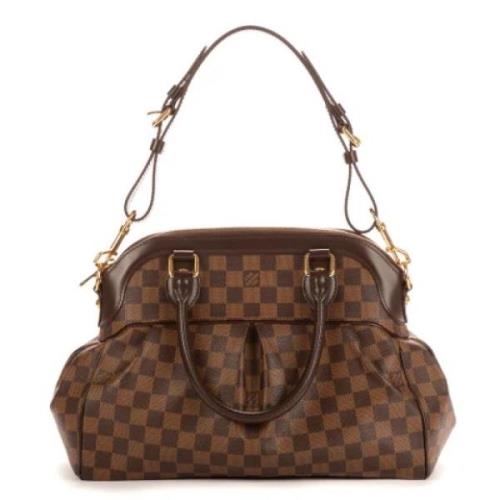 Louis Vuitton Vintage Pre-owned Canvas handvskor Brown, Dam