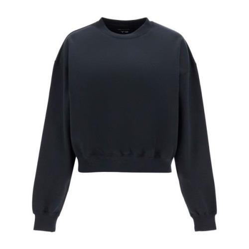 Y-3 Boxy Crewneck Sweatshirt Black, Dam