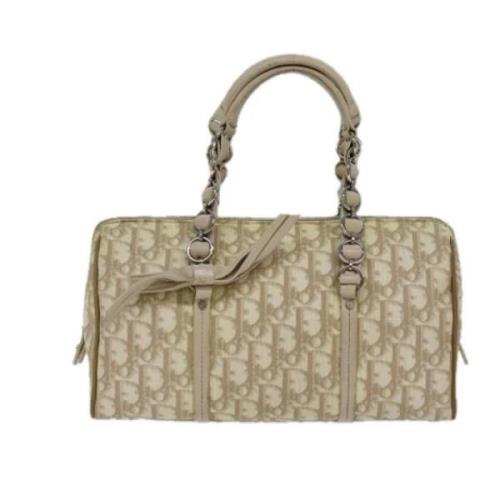 Dior Vintage Pre-owned Canvas dior-vskor Beige, Dam