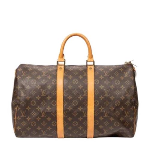 Louis Vuitton Vintage Pre-owned Canvas resvskor Brown, Dam