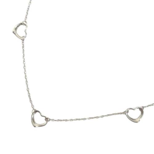 Tiffany & Co. Pre-owned Pre-owned Silver halsband Gray, Dam