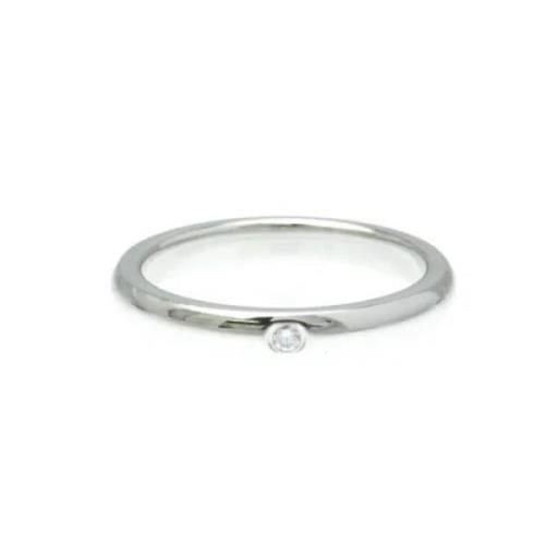 Tiffany & Co. Pre-owned Pre-owned Platina ringar Gray, Dam