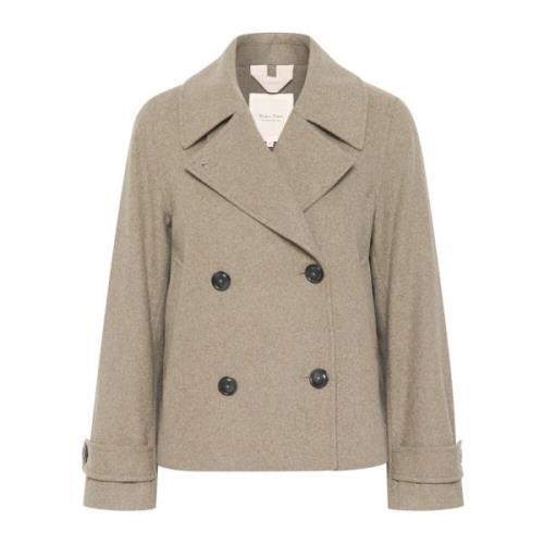 Part Two Klassisk Ljus Beige Melange Jacka Gray, Dam