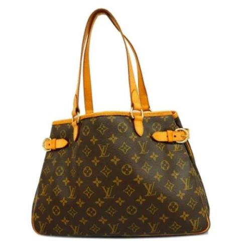 Louis Vuitton Vintage Pre-owned Tyg louis-vuitton-vskor Brown, Dam