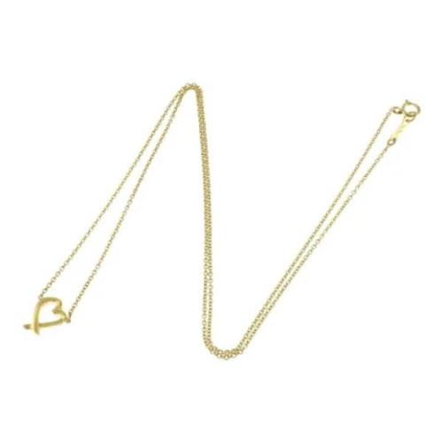 Tiffany & Co. Pre-owned Pre-owned Guld halsband Yellow, Dam