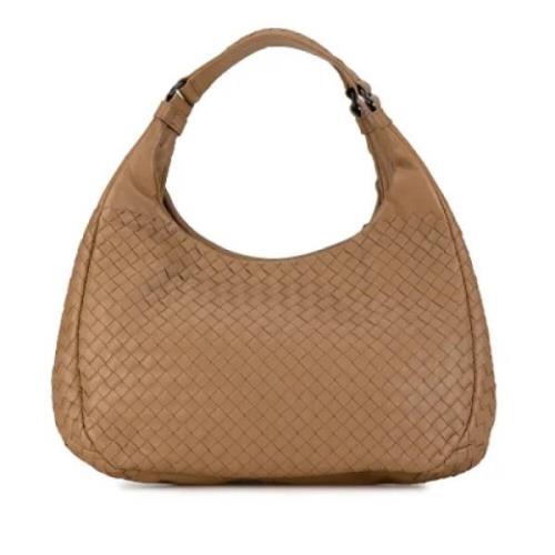 Bottega Veneta Vintage Pre-owned Laeder axelremsvskor Brown, Dam