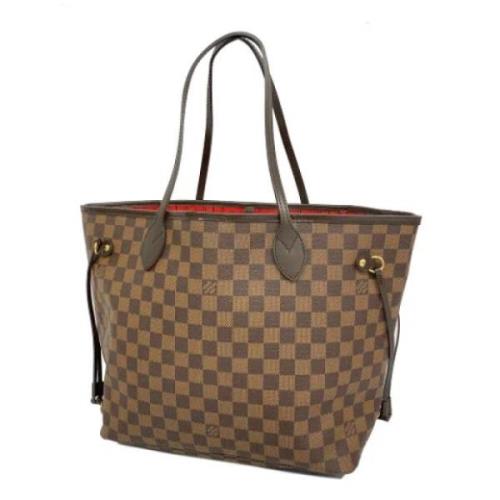 Louis Vuitton Vintage Pre-owned Tyg louis-vuitton-vskor Brown, Dam