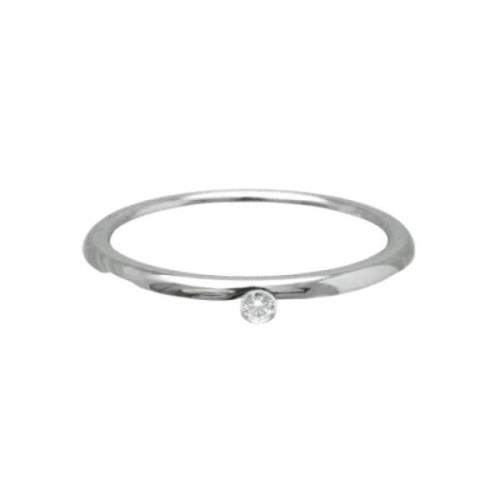 Tiffany & Co. Pre-owned Pre-owned Platina ringar Gray, Dam