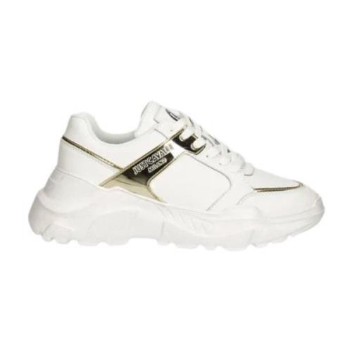 Just Cavalli Casual dam sneakers White, Dam