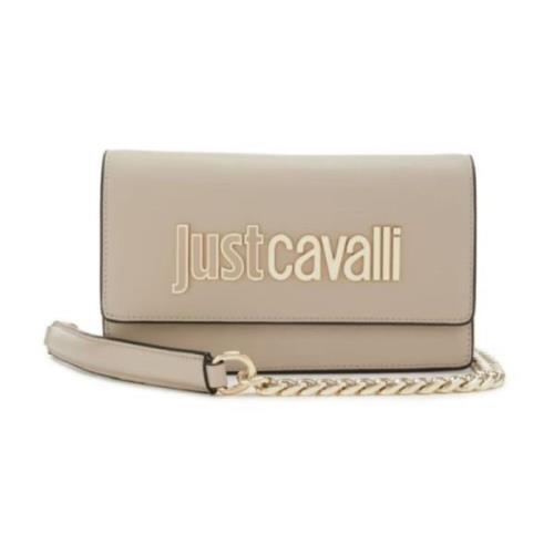 Just Cavalli Metallbokstäver Damväska Beige, Dam