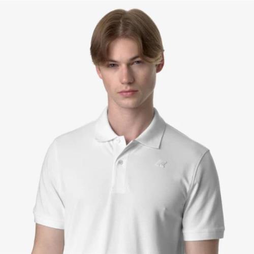 K-Way Stiliga T-shirt och Polo Kollektion White, Herr