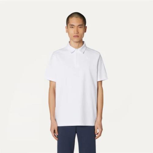 K-Way Stiliga T-shirt och Polo Kollektion White, Herr