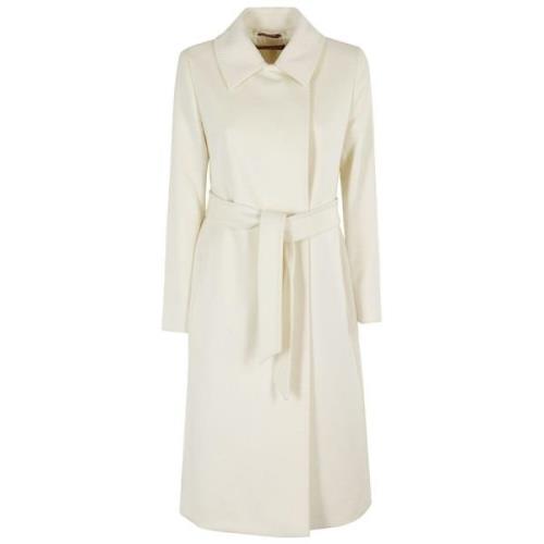 Max Mara Vita Kappor Bcollag White, Dam