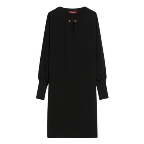 Max Mara Svart Asti Klänning Kollektion Black, Dam