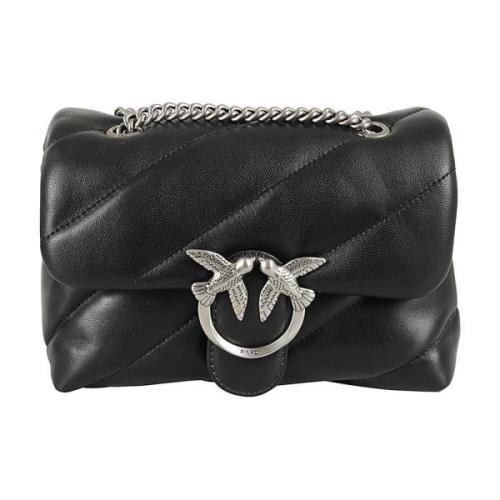 Pinko Mini Love Puff Clutch Black, Dam