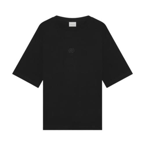 Filling Pieces T-shirt Boxy Broderad Svart - XXS / Svart / Unisex Blac...