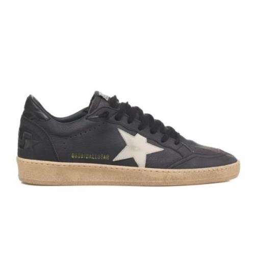 Golden Goose Vintage Ball Star Läder Sneakers Gray, Herr