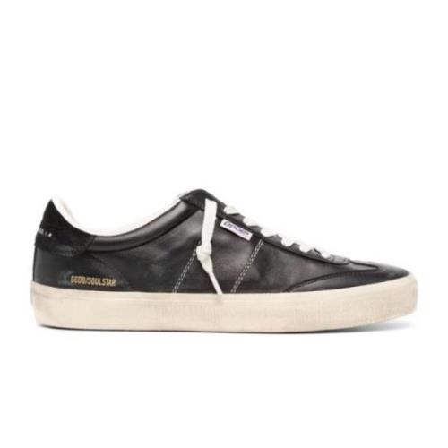 Golden Goose Svart Soul-Star Läder Sneakers Black, Herr