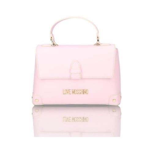 Love Moschino Handväska Mode Stil Elegant Chic Pink, Dam