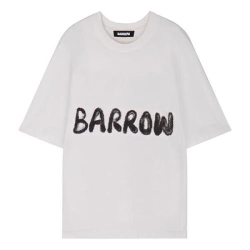 Barrow T-shirt med tryck White, Dam