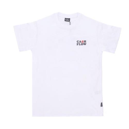 Propaganda Slot Tee White T-shirt Broderad Logo White, Herr