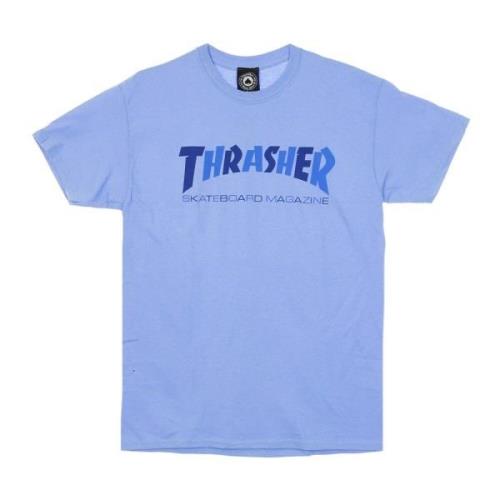 Thrasher Blå Checkers Herr T-shirt Blue, Herr