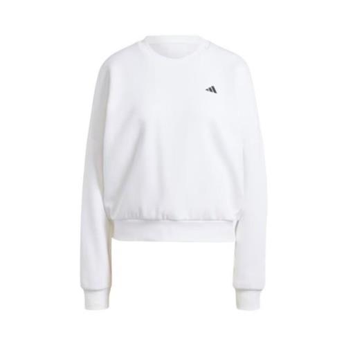 Adidas Dam Essentials Small Logo Sweatshirt White, Dam